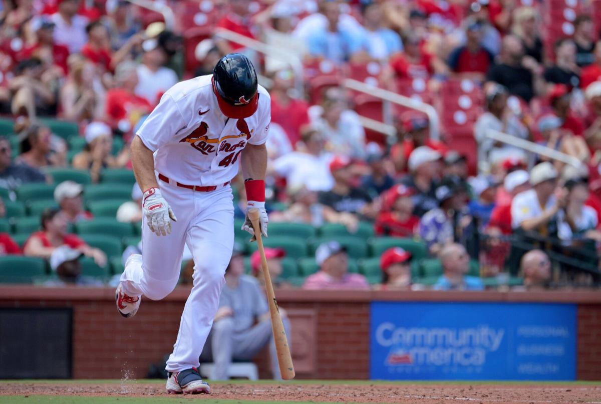Former Enterprise star Donovan called to the majors by the Cardinals;  scores run in first game