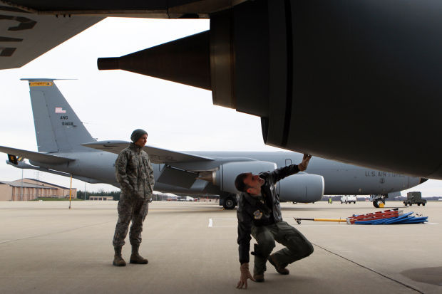 Air Force blue meets Cardinal red > Air Mobility Command > Article Display