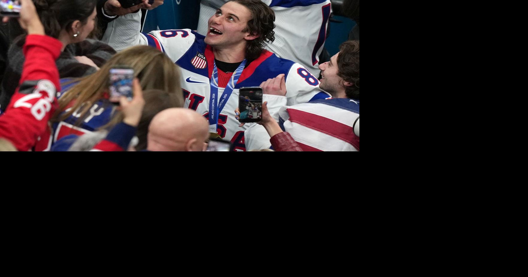 Victory lap for America's Olympic hockey champions quietly shed politics from celebration