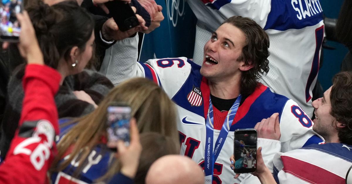 Victory lap for America's Olympic hockey champions quietly shed politics from celebration