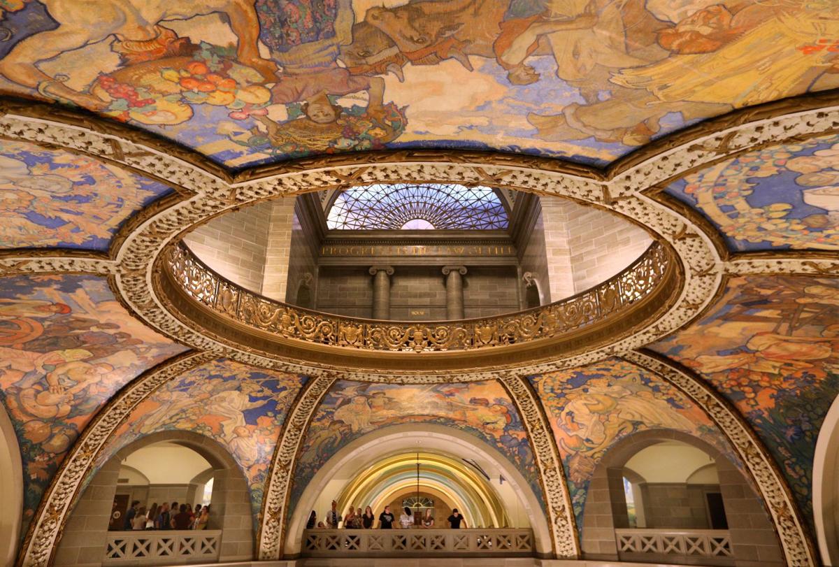 The Missouri capitol is its own museum of art
