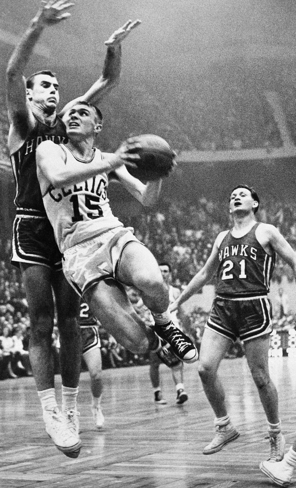 Lot Detail - 1958 St. Louis Hawks vs. Boston Celtics Game 6 NBA Championship  Program