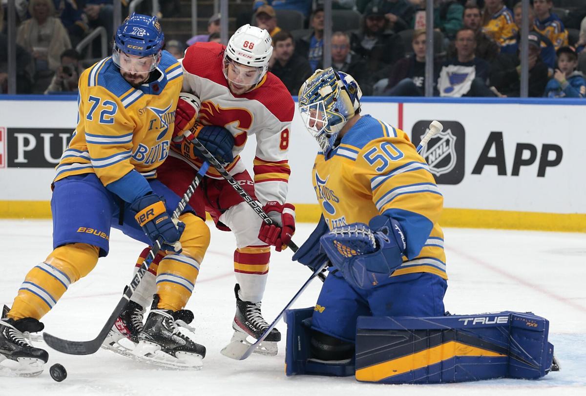 According to plan: Blues' top line delivers in comeback OT win over Calgary