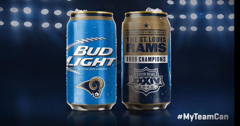 Past Super Bowl champs highlighted on new Bud Light cans