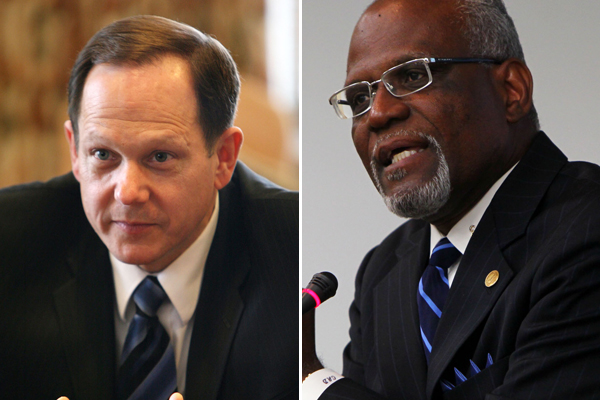 Francis Slay and Charlie Dooley