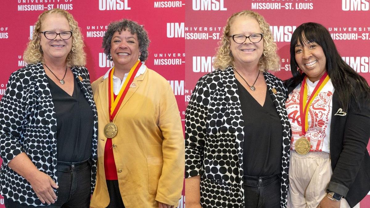 Adella Jones, Channon Peoples receive Chancellor’s Medals for their work on behalf of UMSL