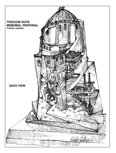 Freedom Suits sculpture design