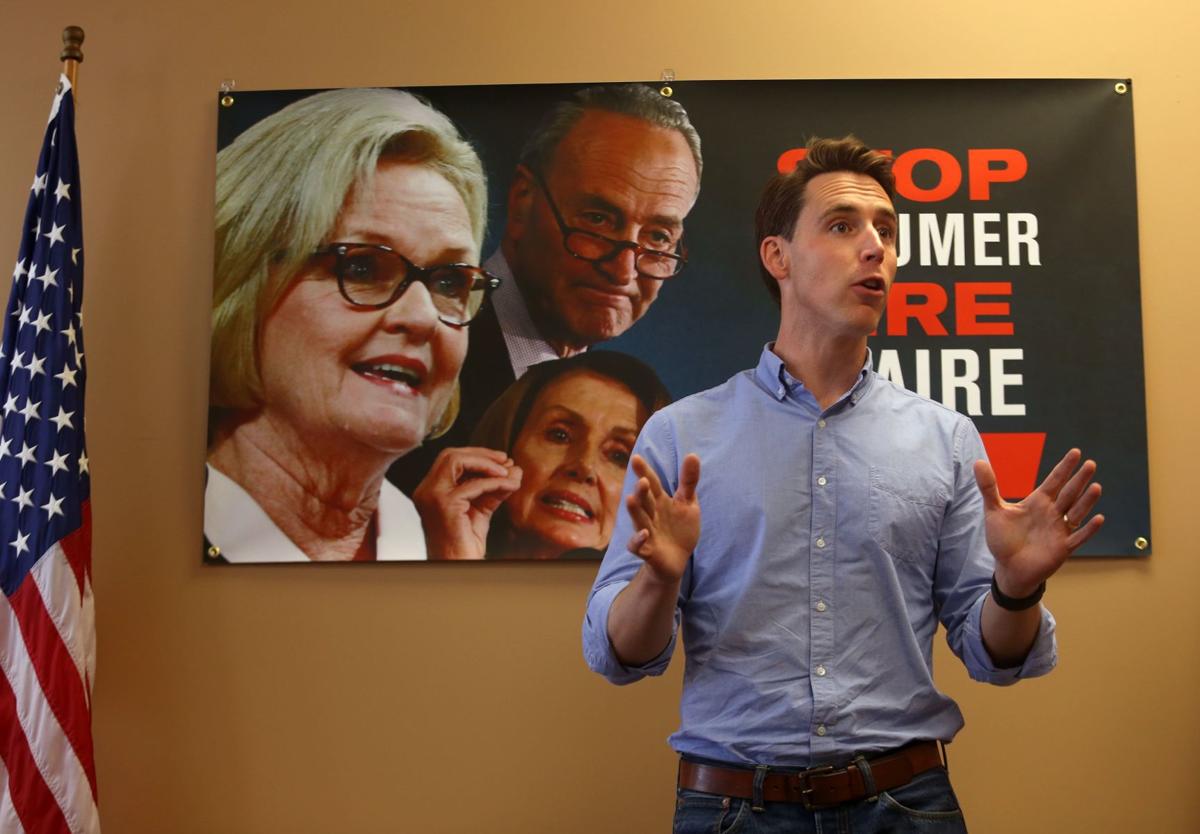 Hawley condemns McCaskill's voting record at Imperial rally