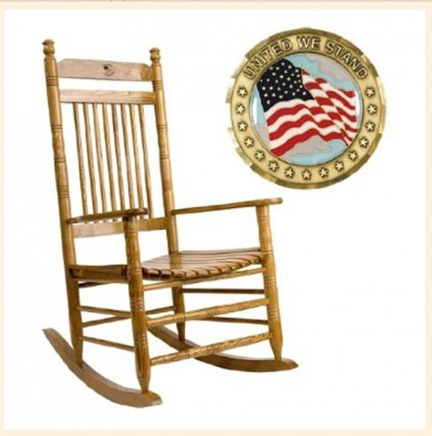 cracker barrel military rocking chairs