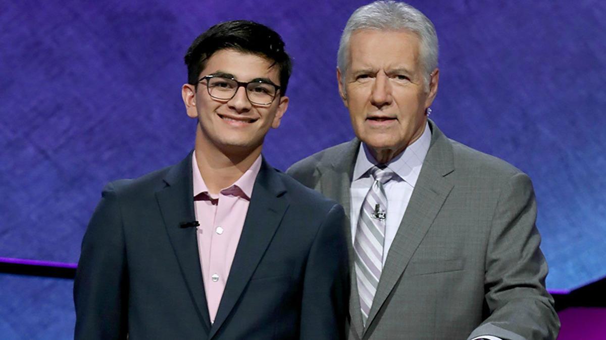 Avi Gupta and Alex Trebek