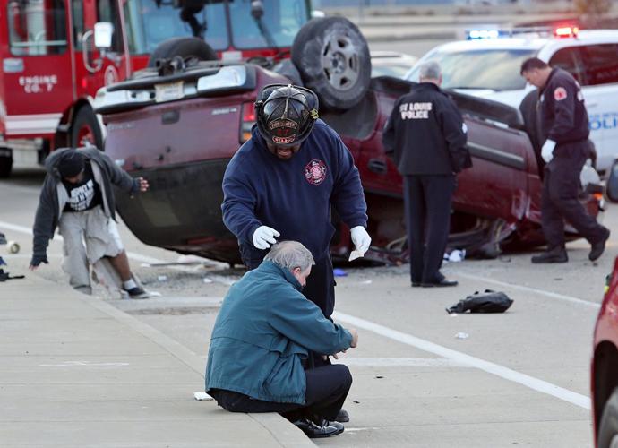 Four people, including 9yearold, ejected from airborne SUV in