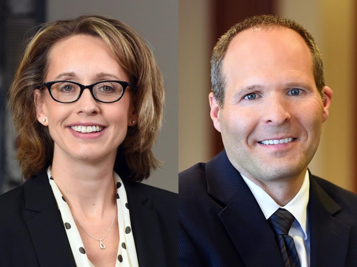Greensfelder, Hemker & Gale, P.C., Officers Jennifer Clump Davis, left, and Keith A. Herman