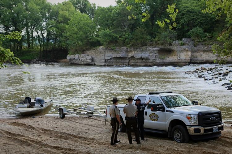 Search for boy presumed drowned