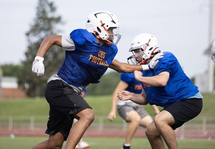 Brentwood/Clayton football practice