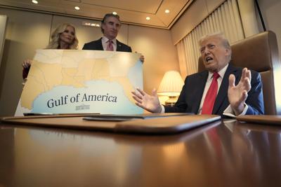House follows Trump’s lead with a vote to change the Gulf of Mexico to ...