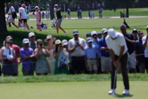 Second round of the BMW Championships at Bellerive Country Club in St. Louis