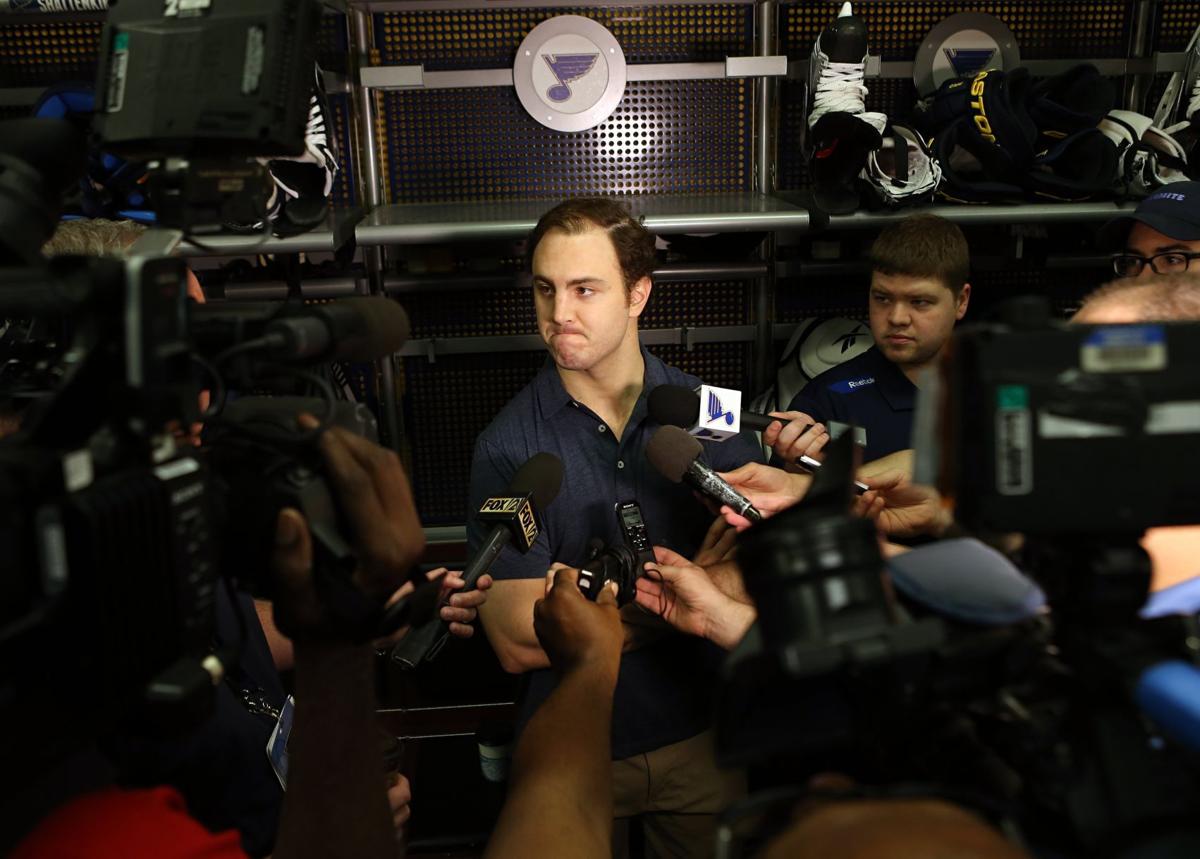 St. Louis Blues clean out lockers