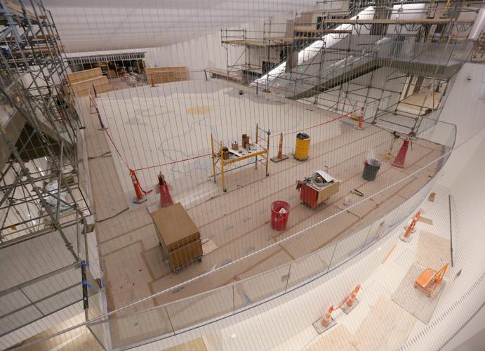 Tour of construction at  Arch Museum