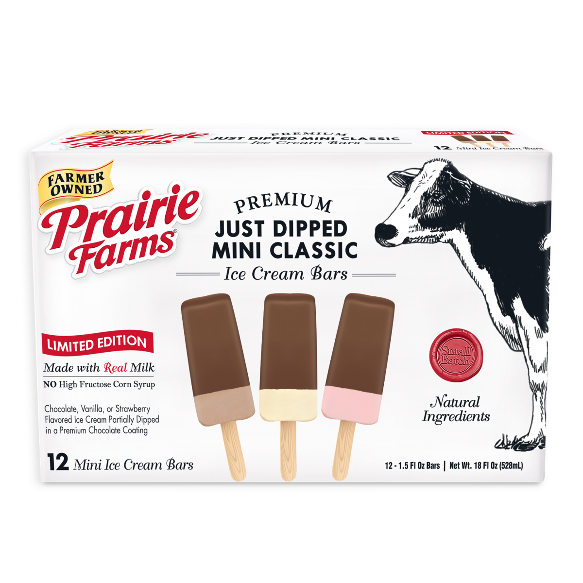 Prairie Farms Enters Ice Cream Novelty Category with new Just Dipped