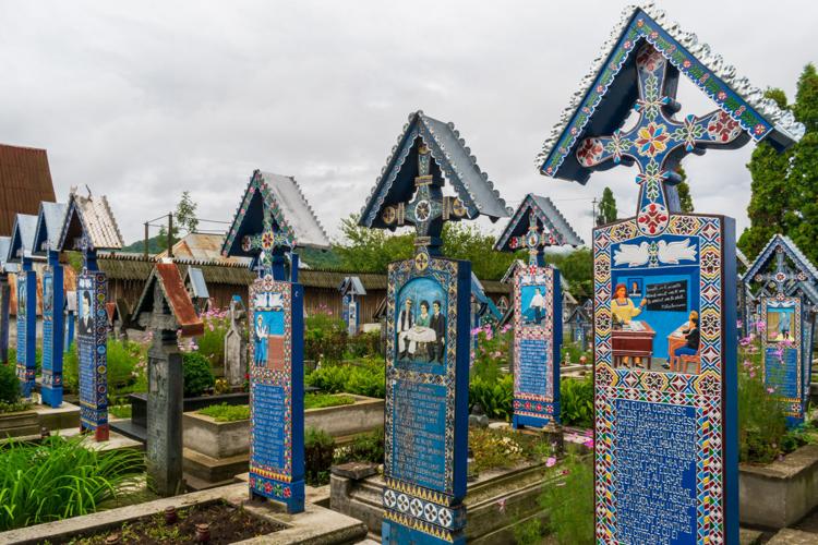 The Merry Cemetery from Sapanta, Maramures, Romania