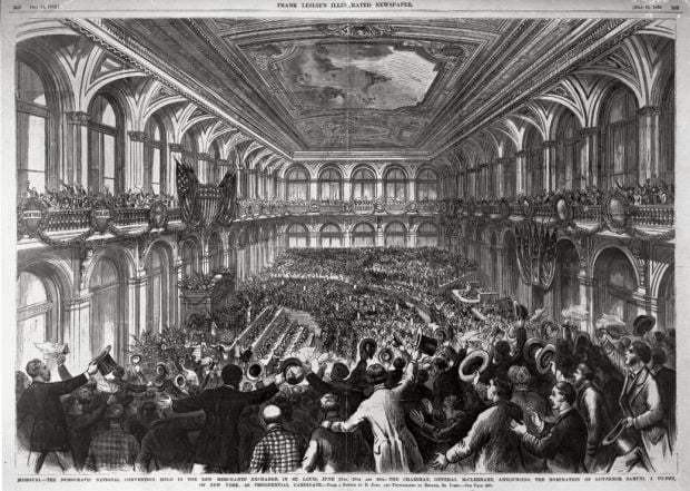 The Democratic National Convention in June 1876