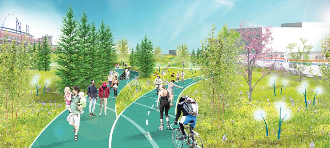 Chouteau Greenway renderings