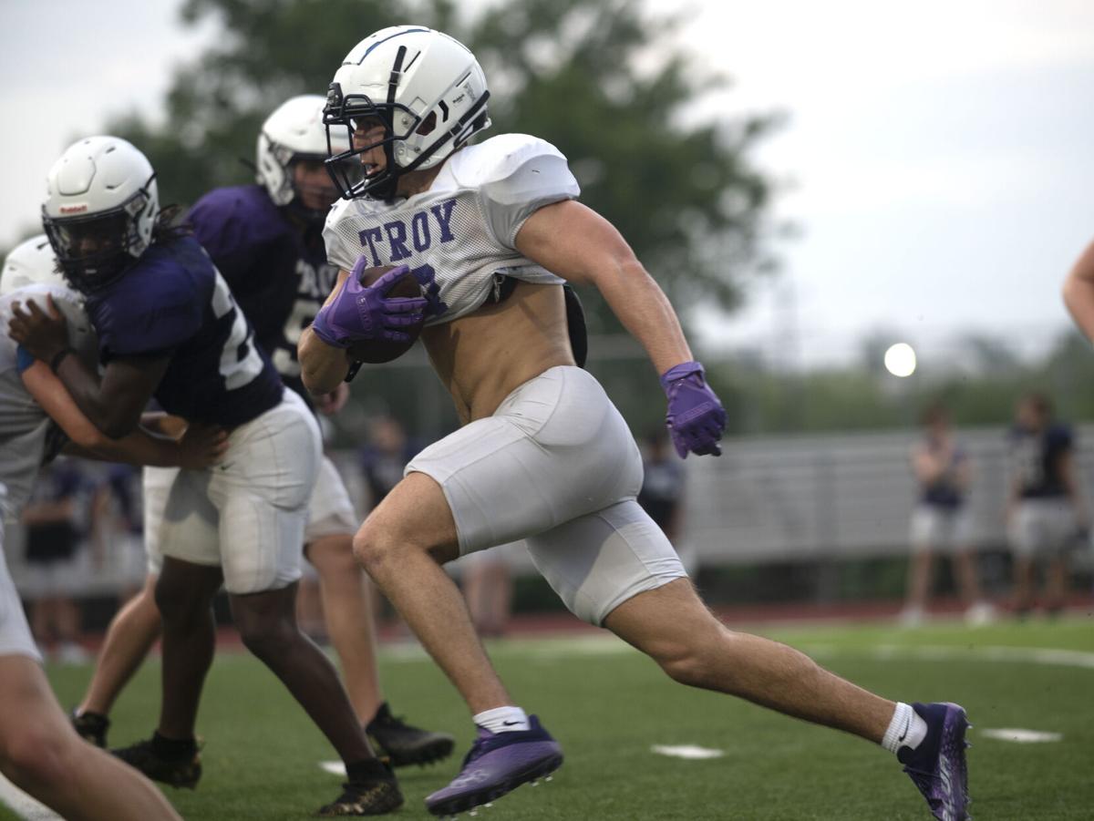 Troy football practice