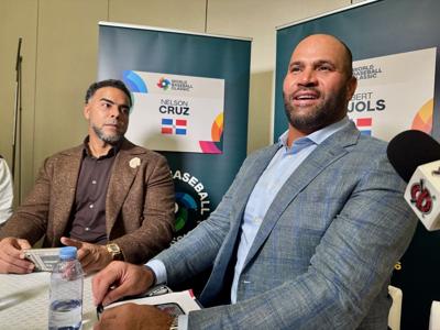 Albert Pujols and Nelson Cruz