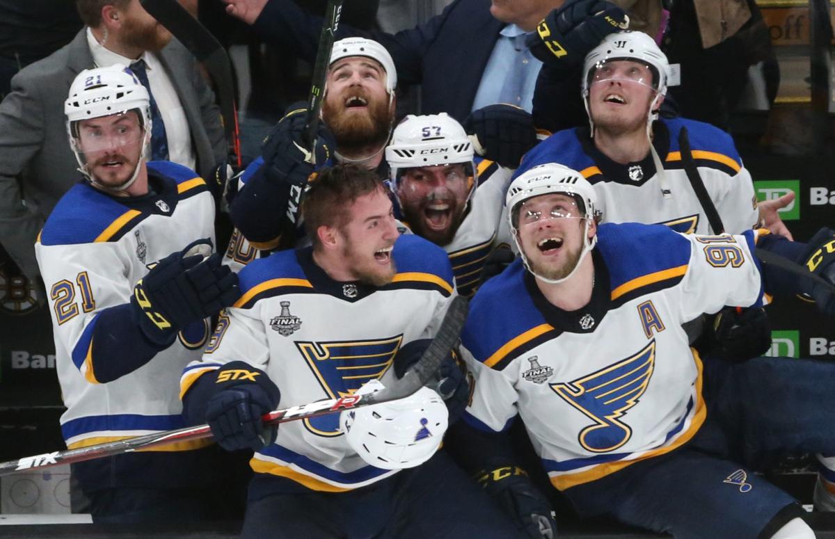 Blues' Vince Dunn celebrates Stanley Cup victory with hometown