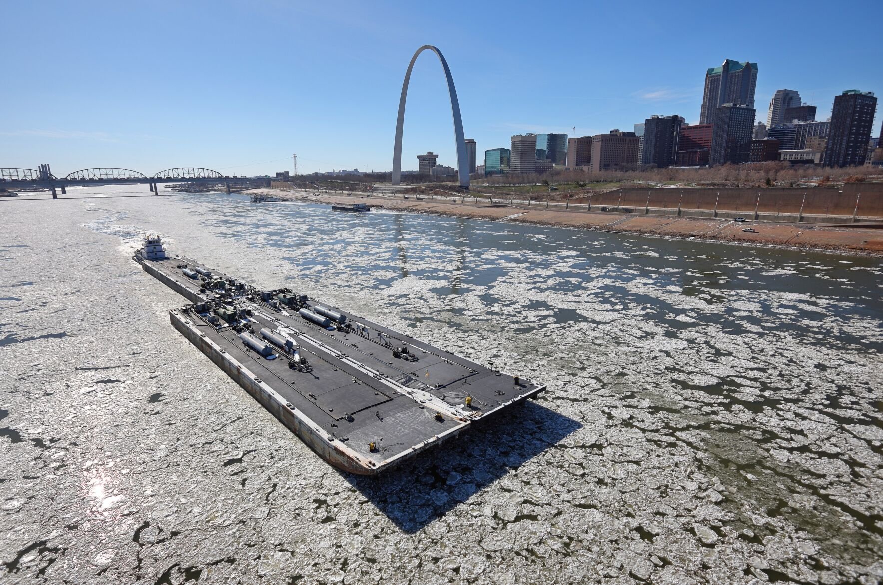 Photos: Icy river, burst pipes, displaced residents — Brutally 