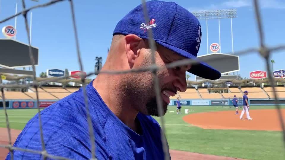 Albert Pujols 'blessed' to be on Dodgers, working toward title