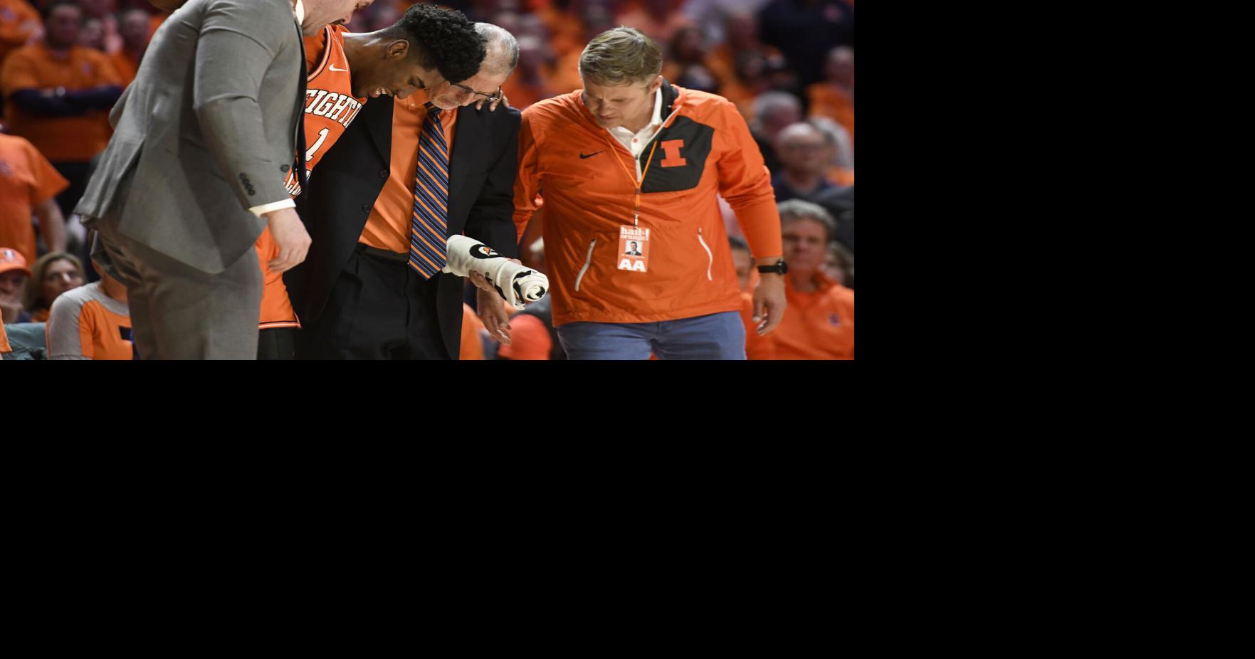 Illinois guard Sencire Harris gives positive update on knee injury