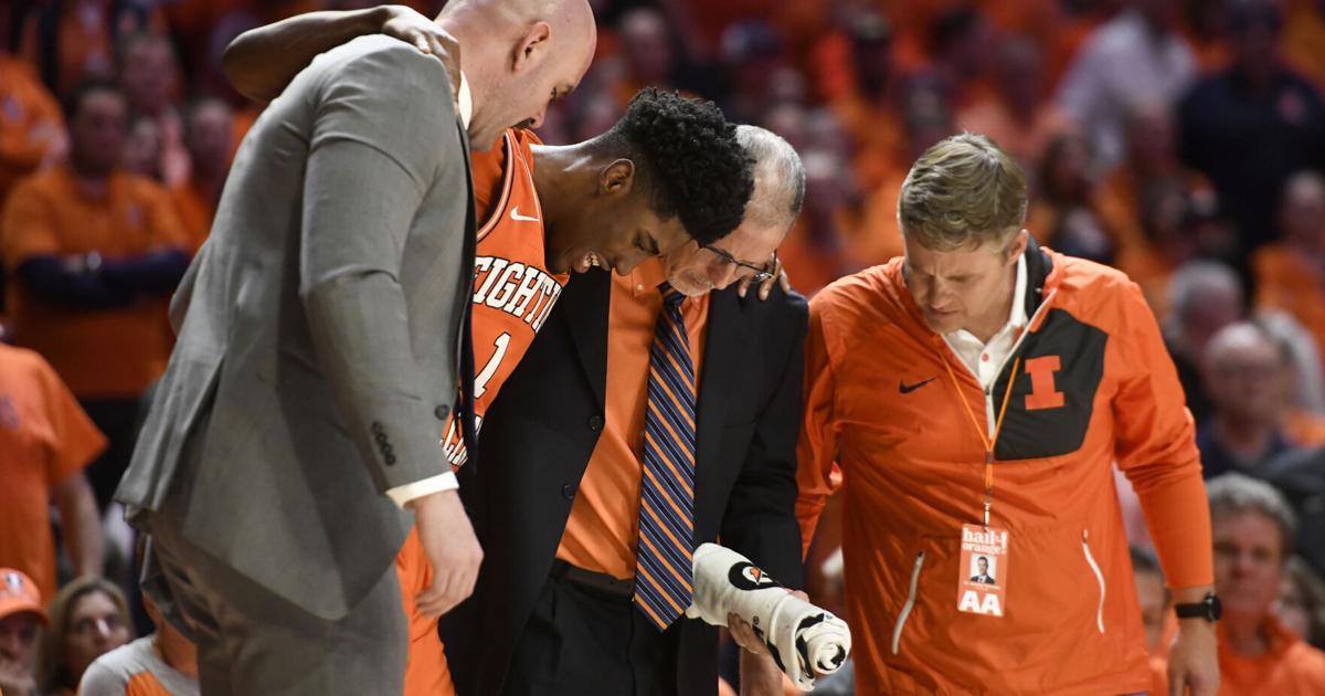 Illinois guard Sencire Harris gives positive update on knee injury