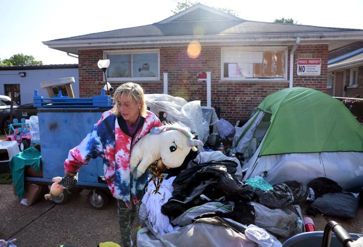 Remaining tenants forced out, again, after camping on condemned property