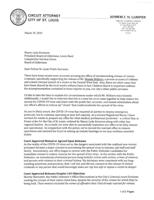 Letter from Kim Gardner to 51 city officials