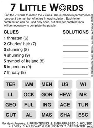 Page P9 puzzles image