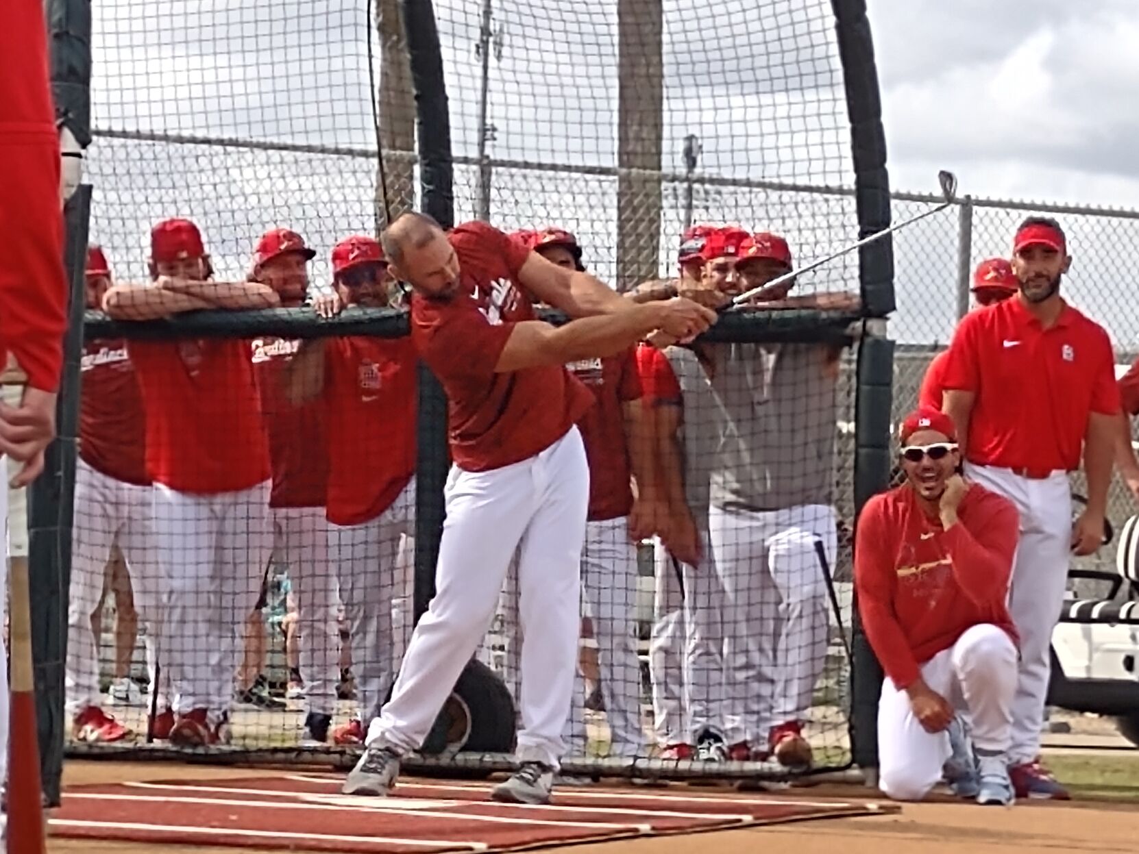 Matt carpenter sale batting practice jersey