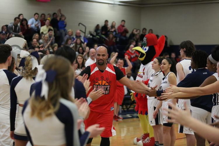 Albert Pujols - Had a great time at the Pujols Family Foundation All-Star  Basketball game last night. I want to send a special thank you to our title  sponsor, Crushed Red, for