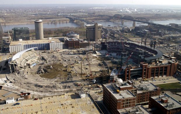 As demolition of Busch Stadium gets into full swing, the St. Louis