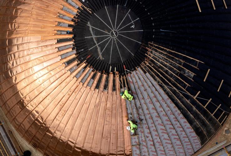 New roof on Missouri Historical Society Library and Research Center
