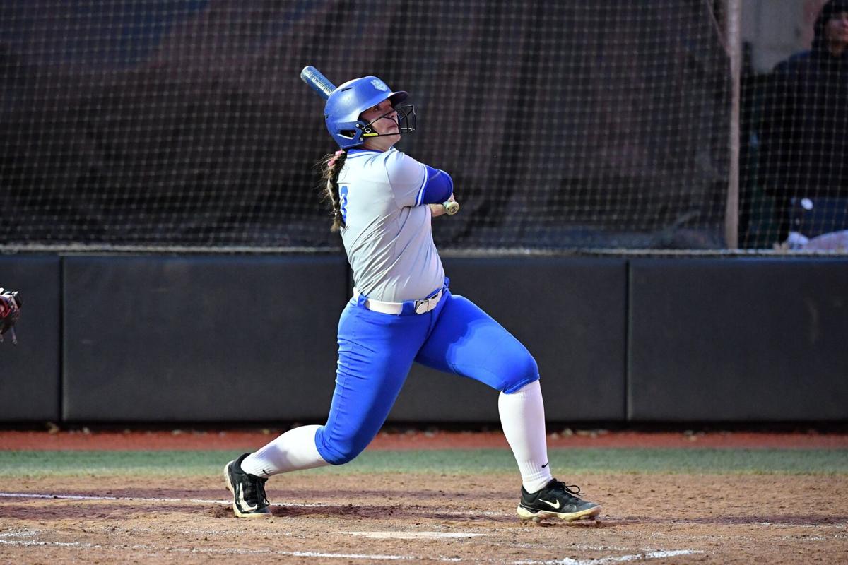 SLU softball catcher Abby Mallo