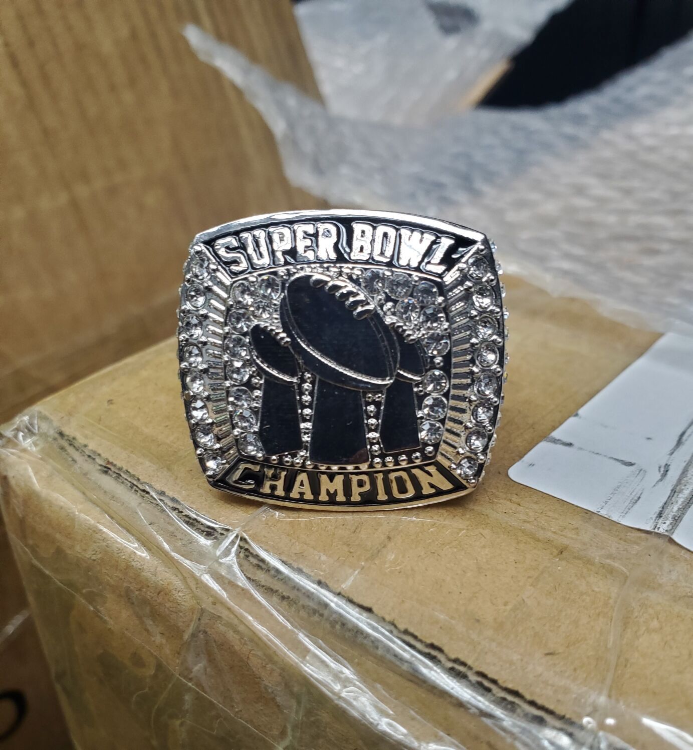 Youth Super Bowl Rings: Customize with Logo & Team at $29.99 ea