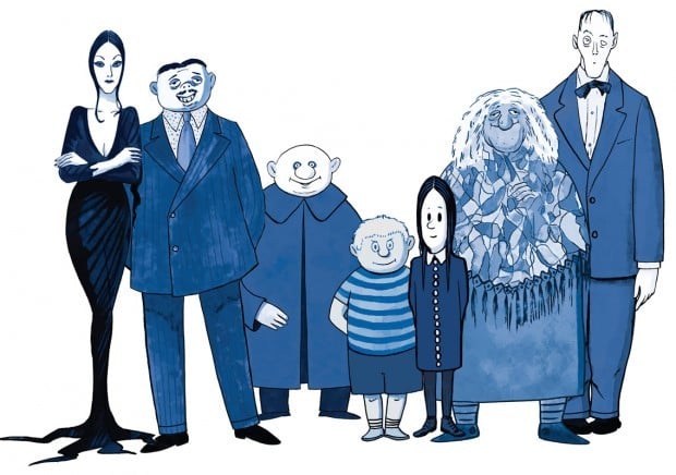 the addams family characters