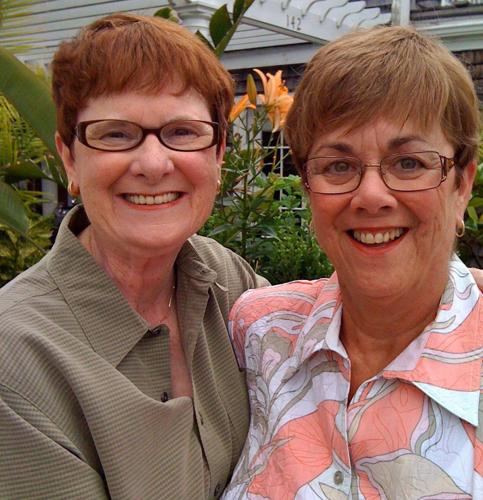 Mary Walsh (left) and Bev Nance