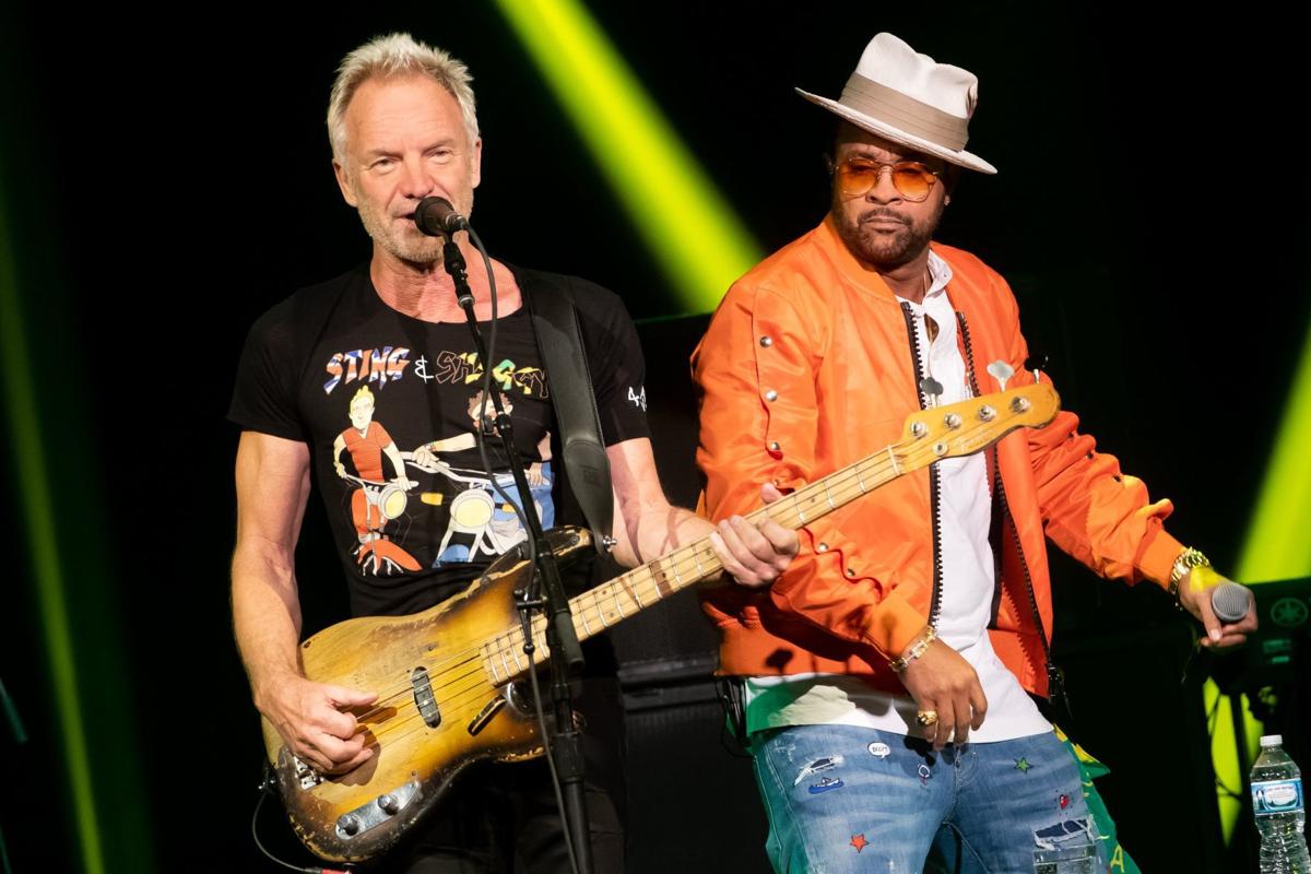 Sting and Shaggy prove an unlikely but winning pair in Pageant concert ...