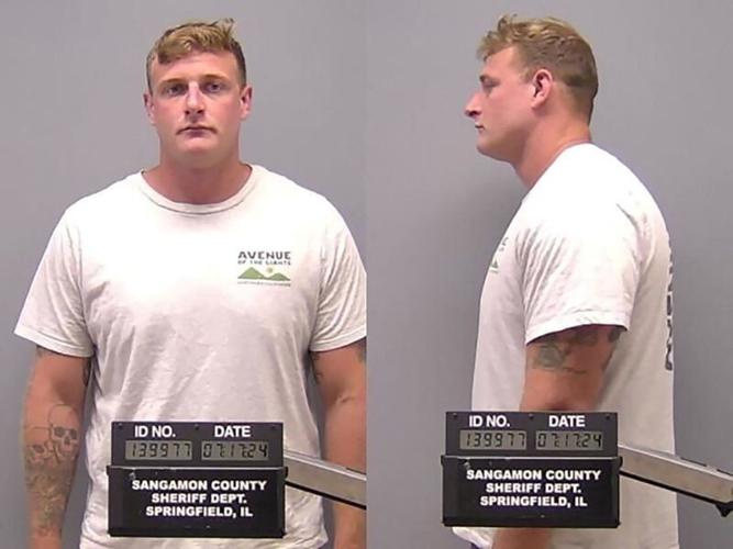 Sean Grayson, a former Illinois sheriff's deputy who was convicted in the fatal shooting of Sonya Massey during a call for help at her home, poses for a jail booking photograph at Sangamon County Detention Facility in Springfield on July 17, 2024.