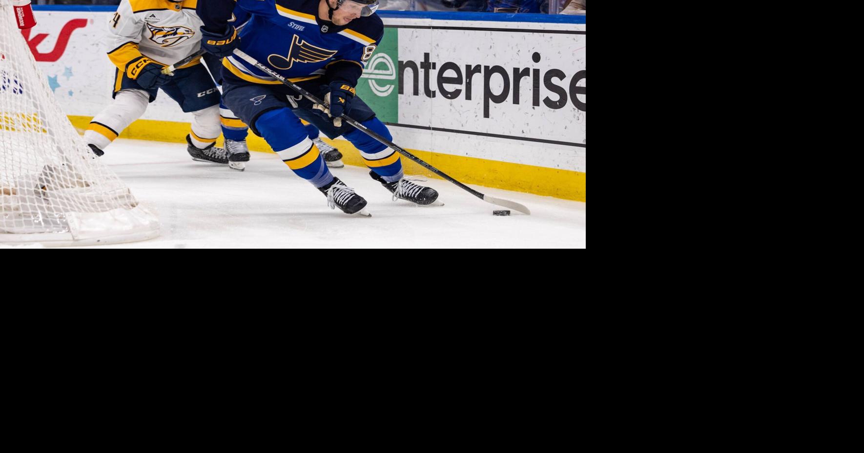 Blues' Holloway Injured: Rookie Snuggerud Steps Up