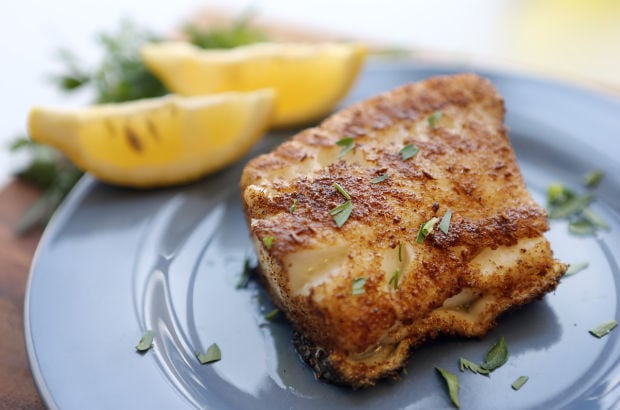 Cumin-Crusted Chilean Sea Bass