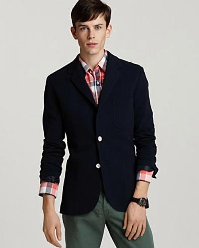 Spring sportcoat for Men from Bloomingdale's, Shades of Grey by Micah Cohen Knit 2-button blazer