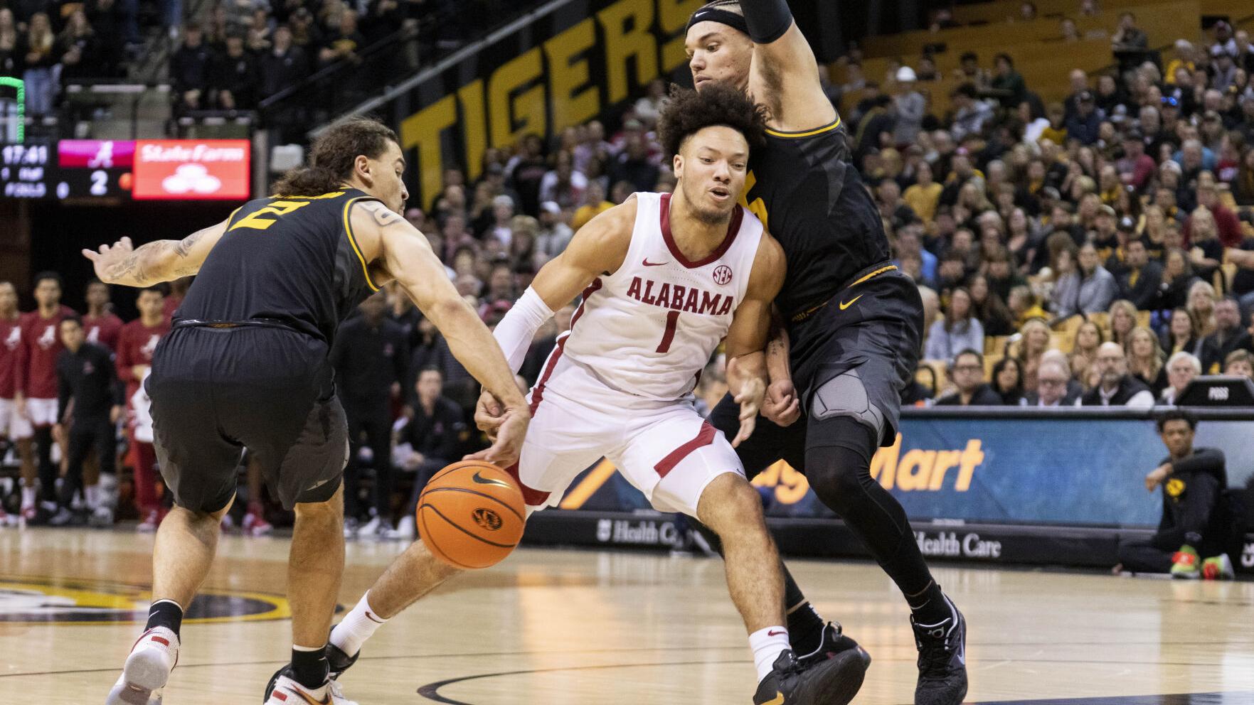 Without Kobe Brown, Mizzou basketball's supporting cast stumbles against No. 4 Alabama